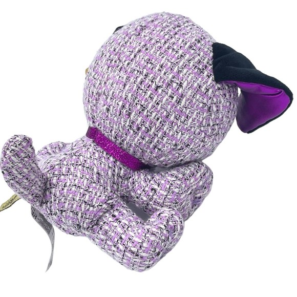 Gund P.Lushes Designer Plush Dog Purple 6" Michele Boucle Stuffed Animal NWT - Picture 3 of 7